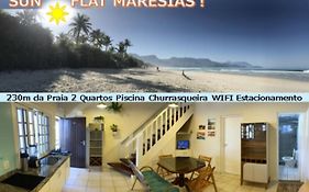 Flat 2 Quartos Ar Piscina WiFi 230m da Praia no Canto do Moreira