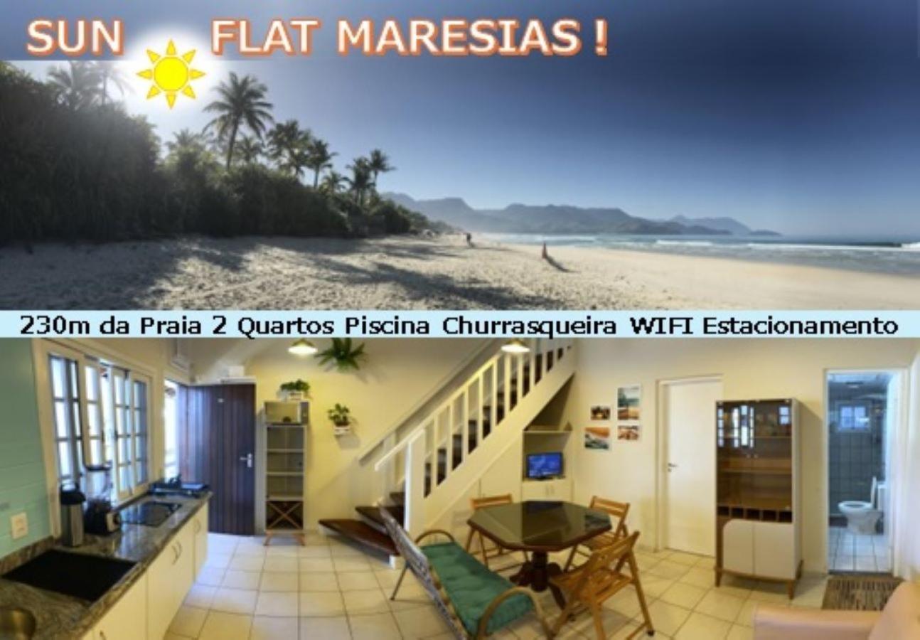 Flat 2 Quartos Ar Piscina WiFi 230m da Praia no Canto do Moreira Sao Sebastiao (Sao Paulo) Exterior foto